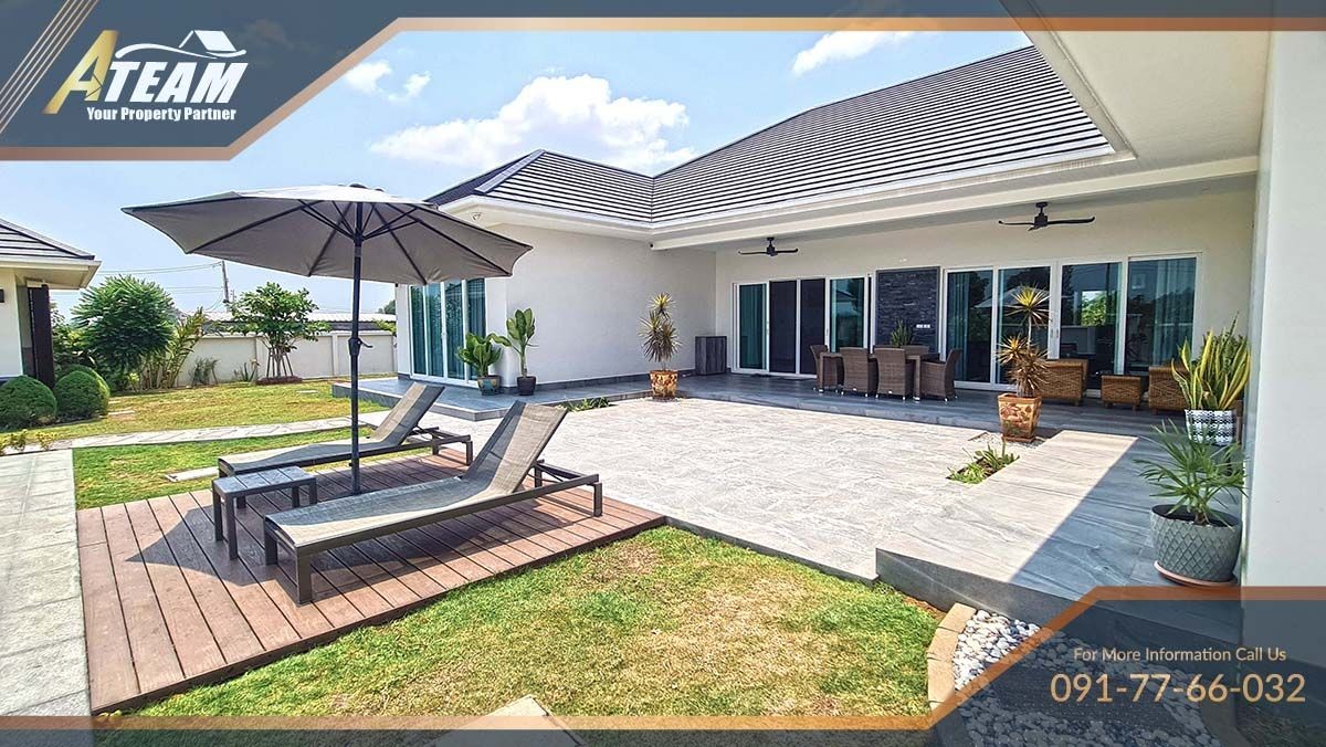 luxury 5 bedrooms on 2 rais resale development Hua Hin45