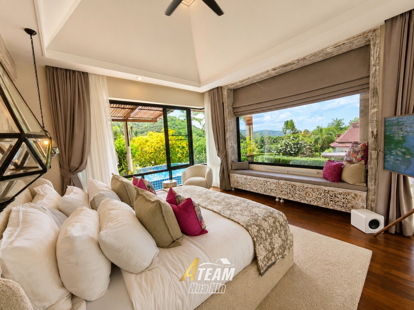 ---RÉSERVÉ-- Spacieuse villa de 3 chambres avec piscine et vue sur la montagne – Panorama Village, Khao Tao
