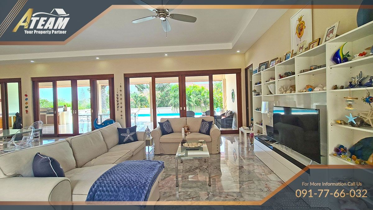 luxury massive pool villa sam roi yod resale development21