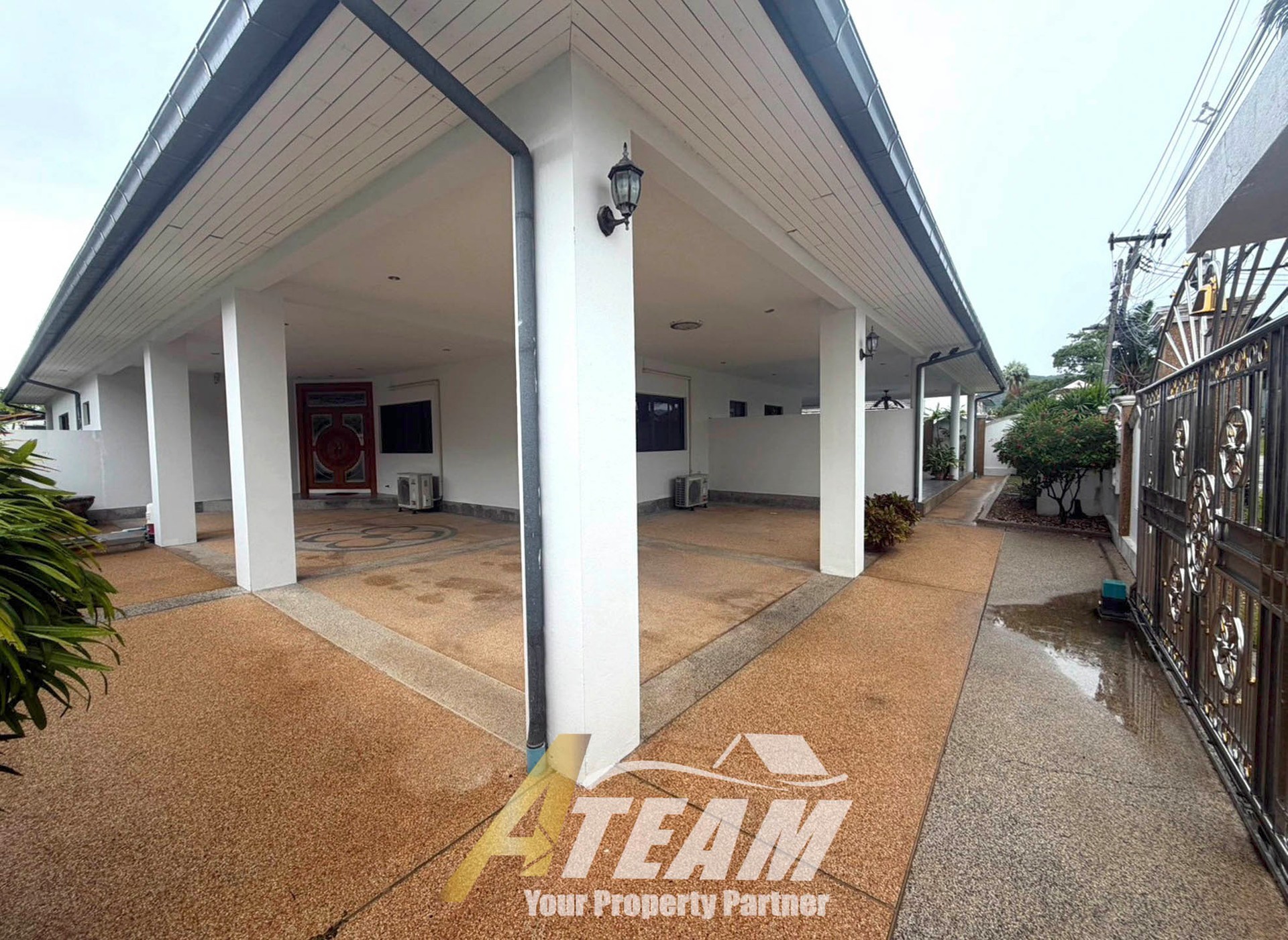 Spacieuse villa de 3 chambres avec piscine privée à louer à Sunset Village 1, Hua Hin Soi 6