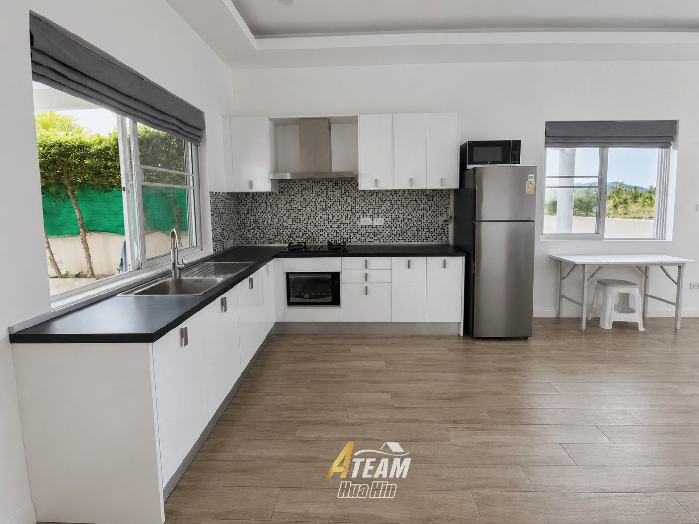 Villa avec piscine élégante de 2 chambres offrant une vue sur les champs d’ananas – Wang Pong, Pranburi