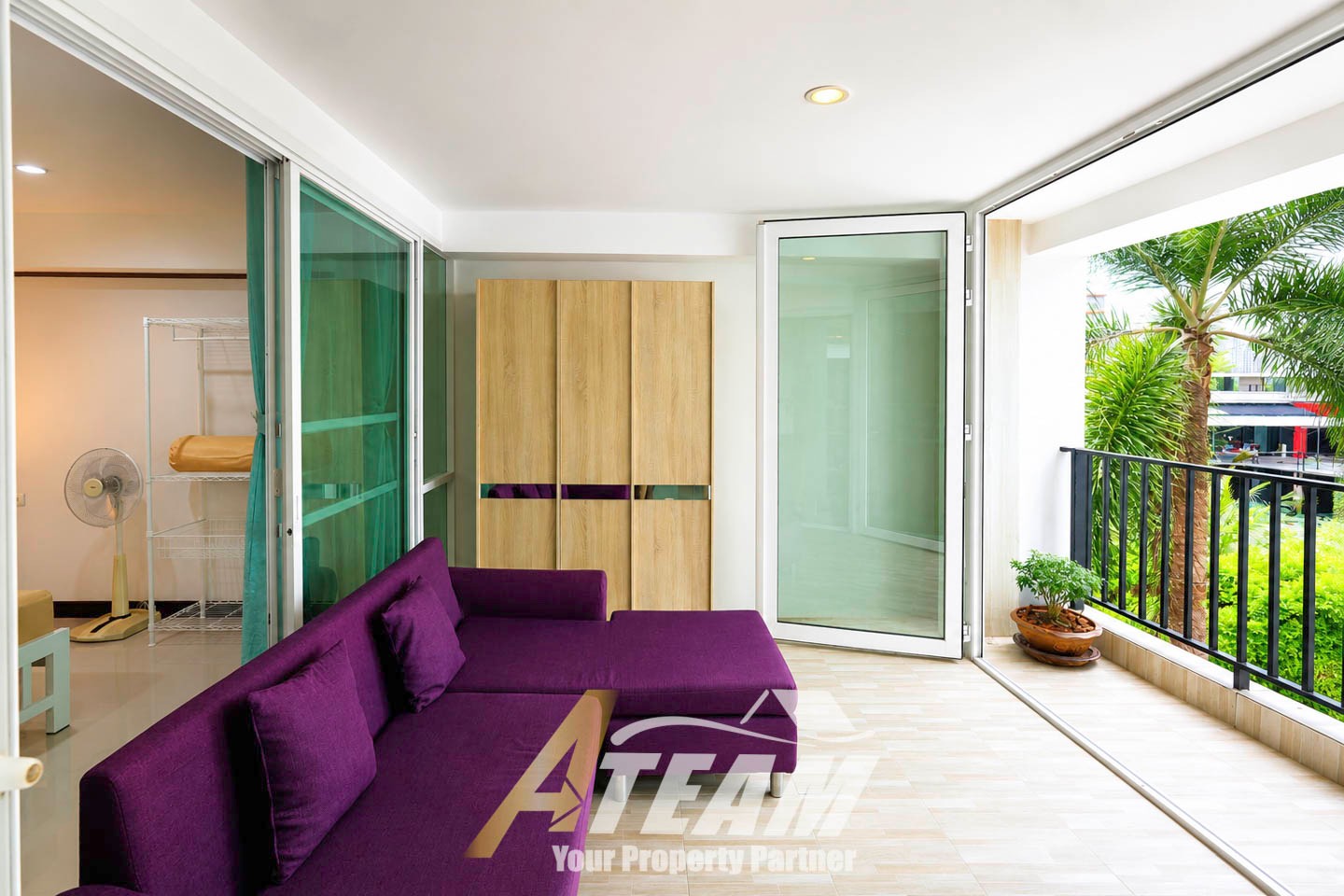 Appartement spacieux d'angle avec 1 chambre à vendre – The Pride Hua Hin