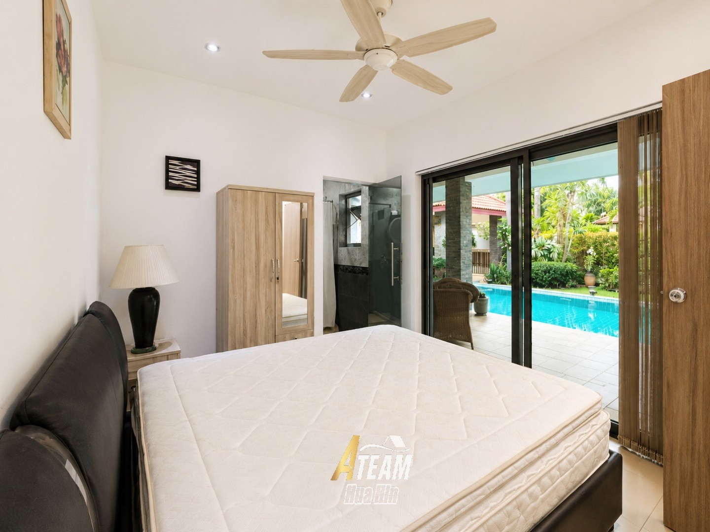 Villa avec piscine de 3 chambres à louer à Wijittra, à Hin lek fai