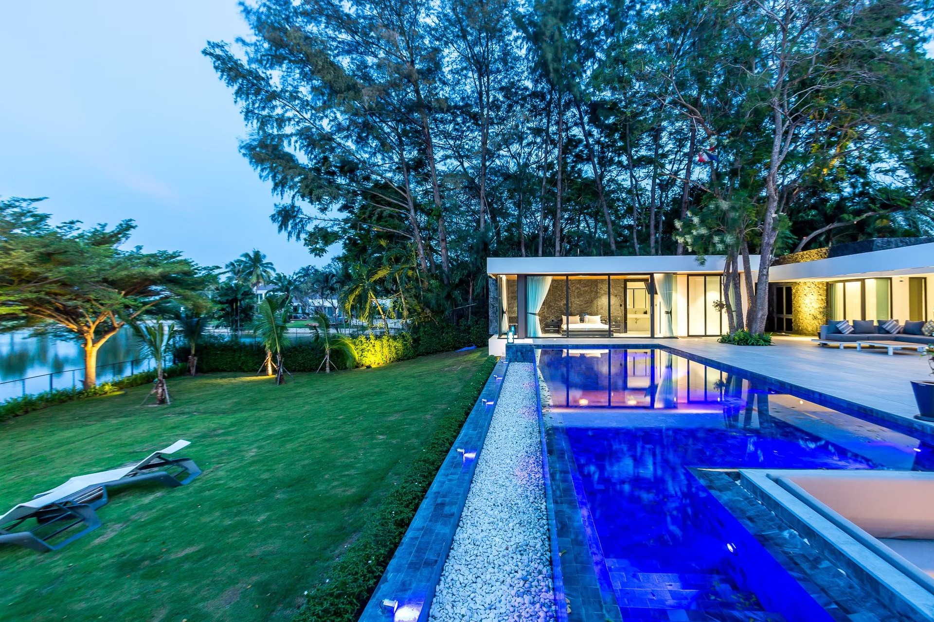 Villa exclusive avec piscine à louer au Palm Hills Golf Course, Cha-am