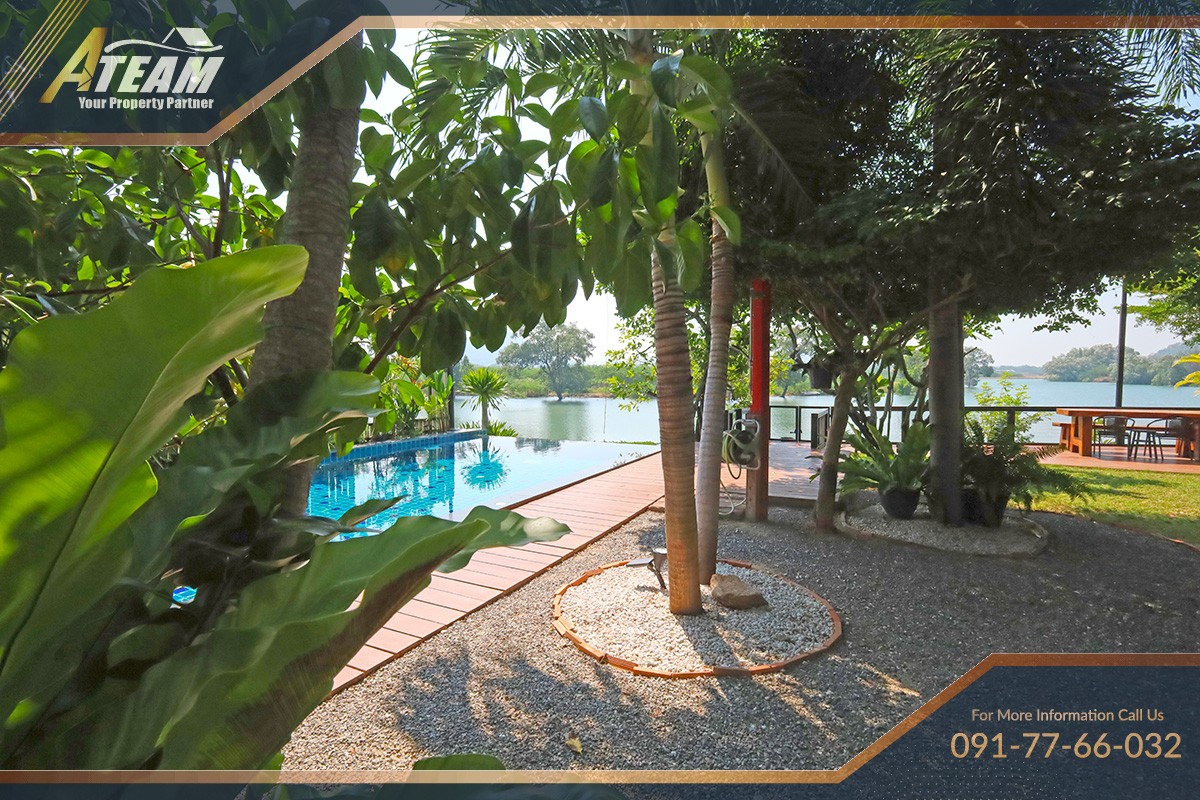 Villa unique de 5 chambres avec piscine au bord de la rivière à Pak Nam Pran