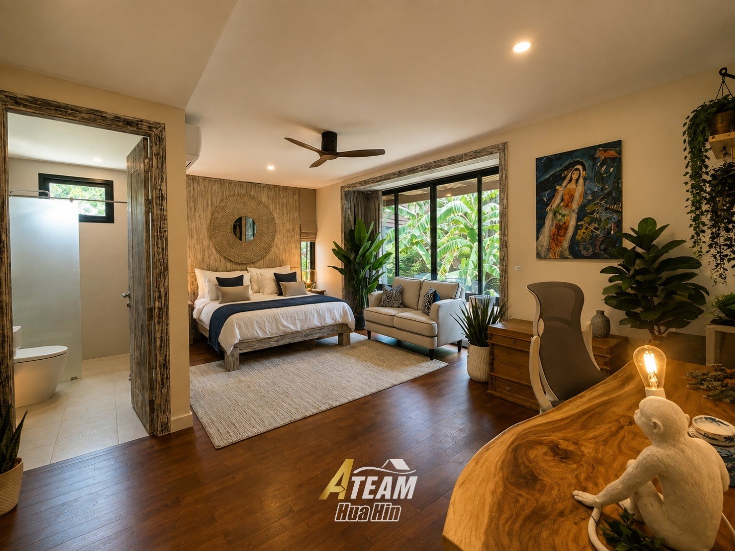 ---RÉSERVÉ-- Spacieuse villa de 3 chambres avec piscine et vue sur la montagne – Panorama Village, Khao Tao