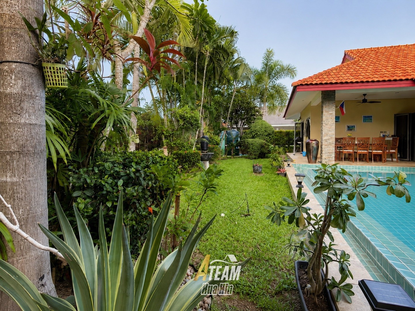 Villa avec piscine de 3 chambres à louer à Wijittra, à Hin lek fai