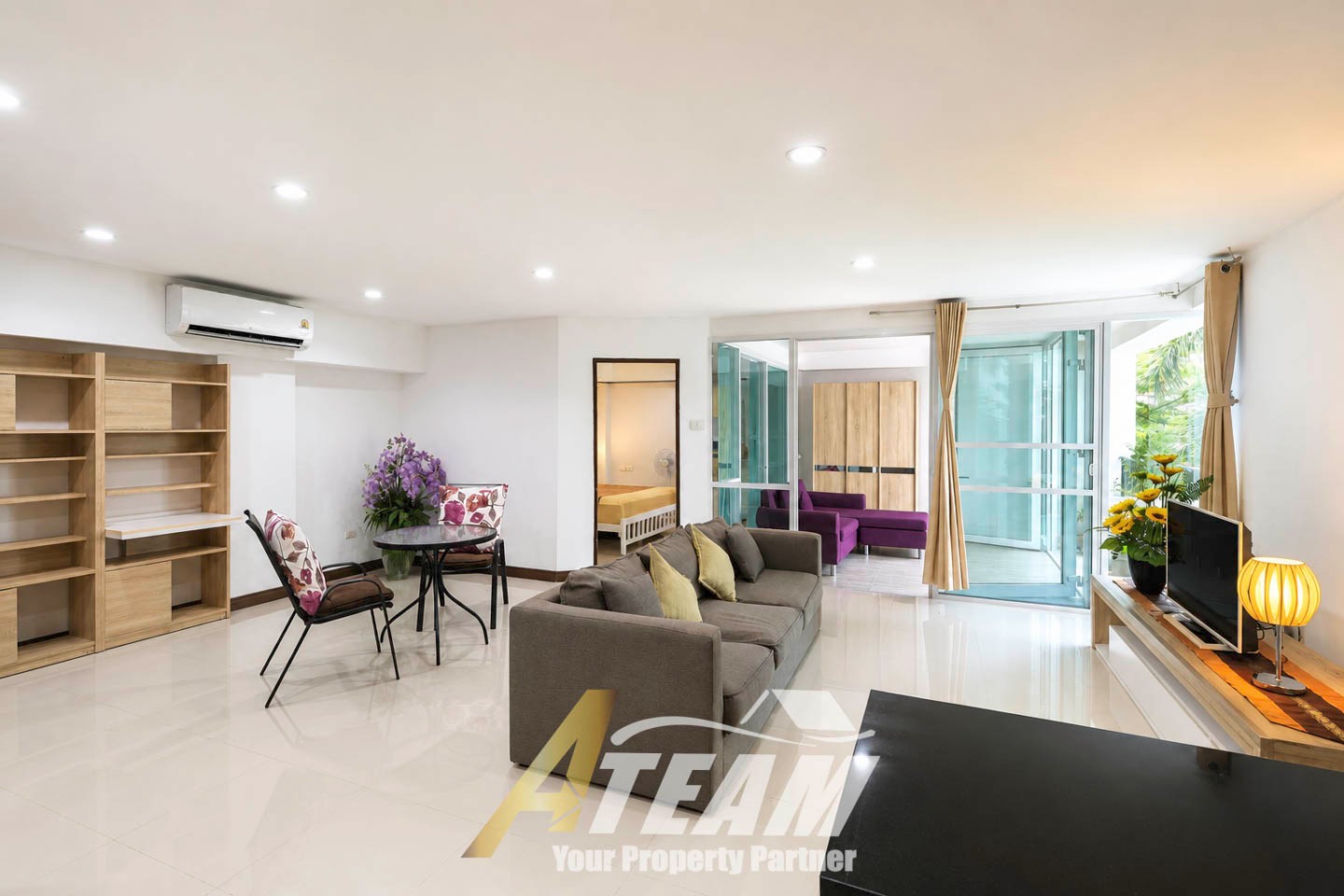 Appartement spacieux d'angle avec 1 chambre à vendre – The Pride Hua Hin