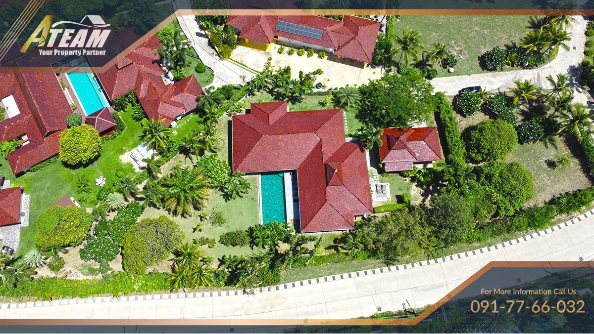 Bali-style-pool-villa-soi-114-for-sale-hua-hin-drone-3