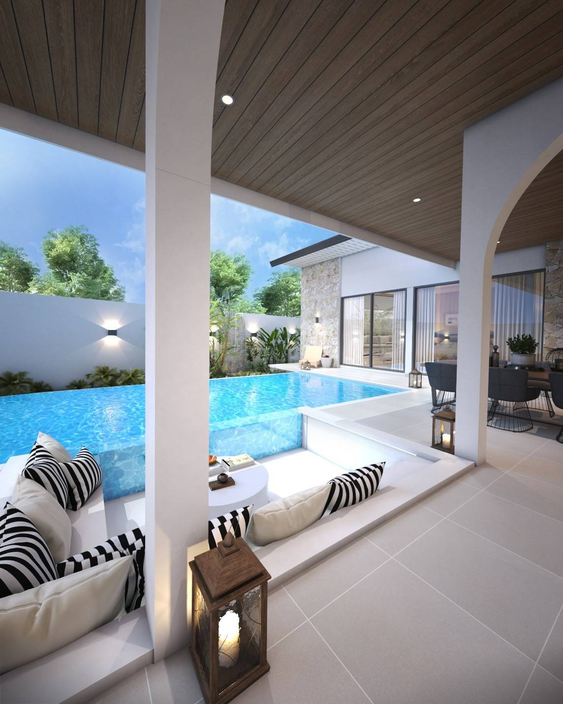 Vie luxueuse dans une villa boutique privée à Hua Hin – emplacement privilégié sur Soi 102