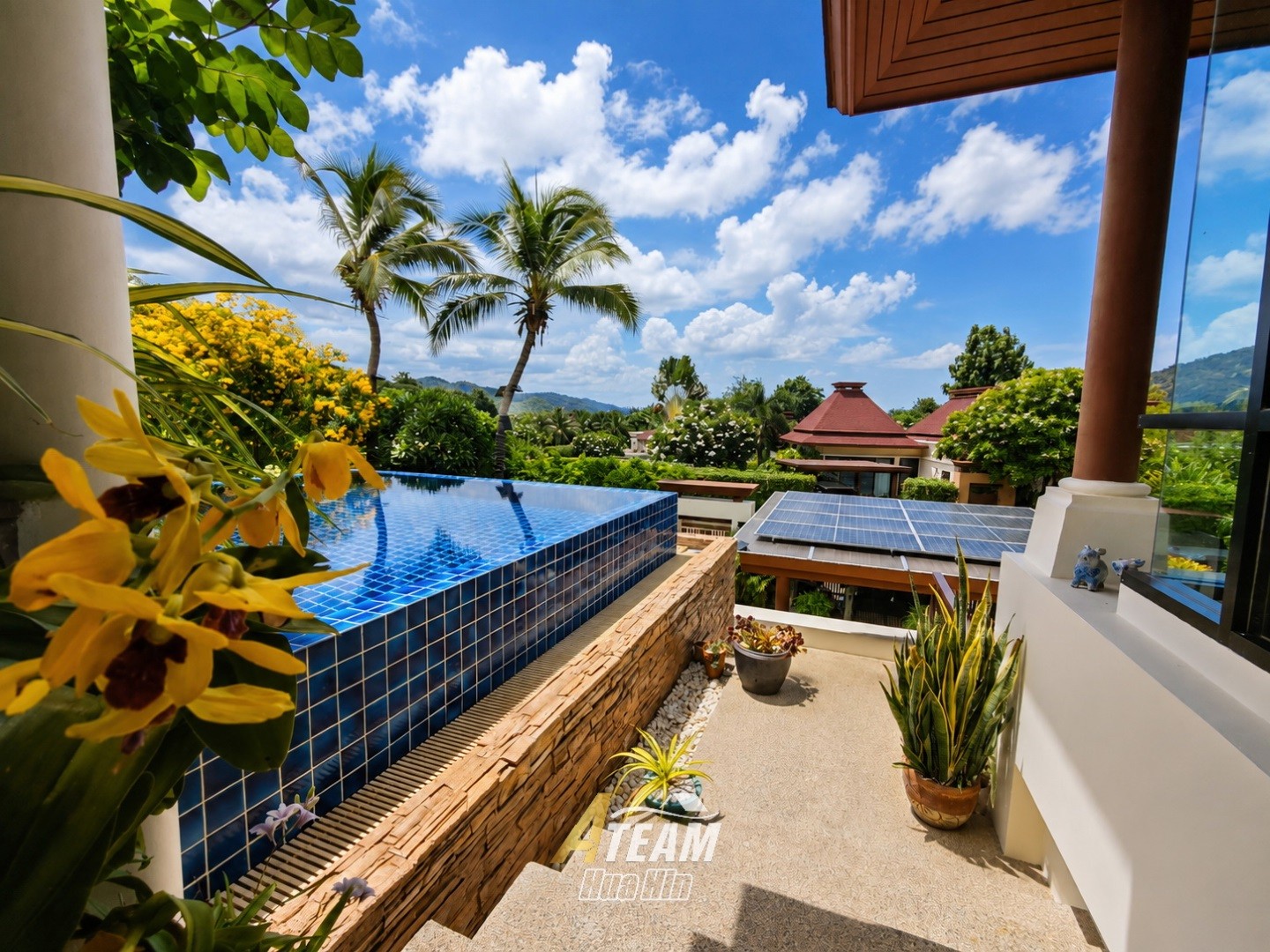 ---RÉSERVÉ-- Spacieuse villa de 3 chambres avec piscine et vue sur la montagne – Panorama Village, Khao Tao