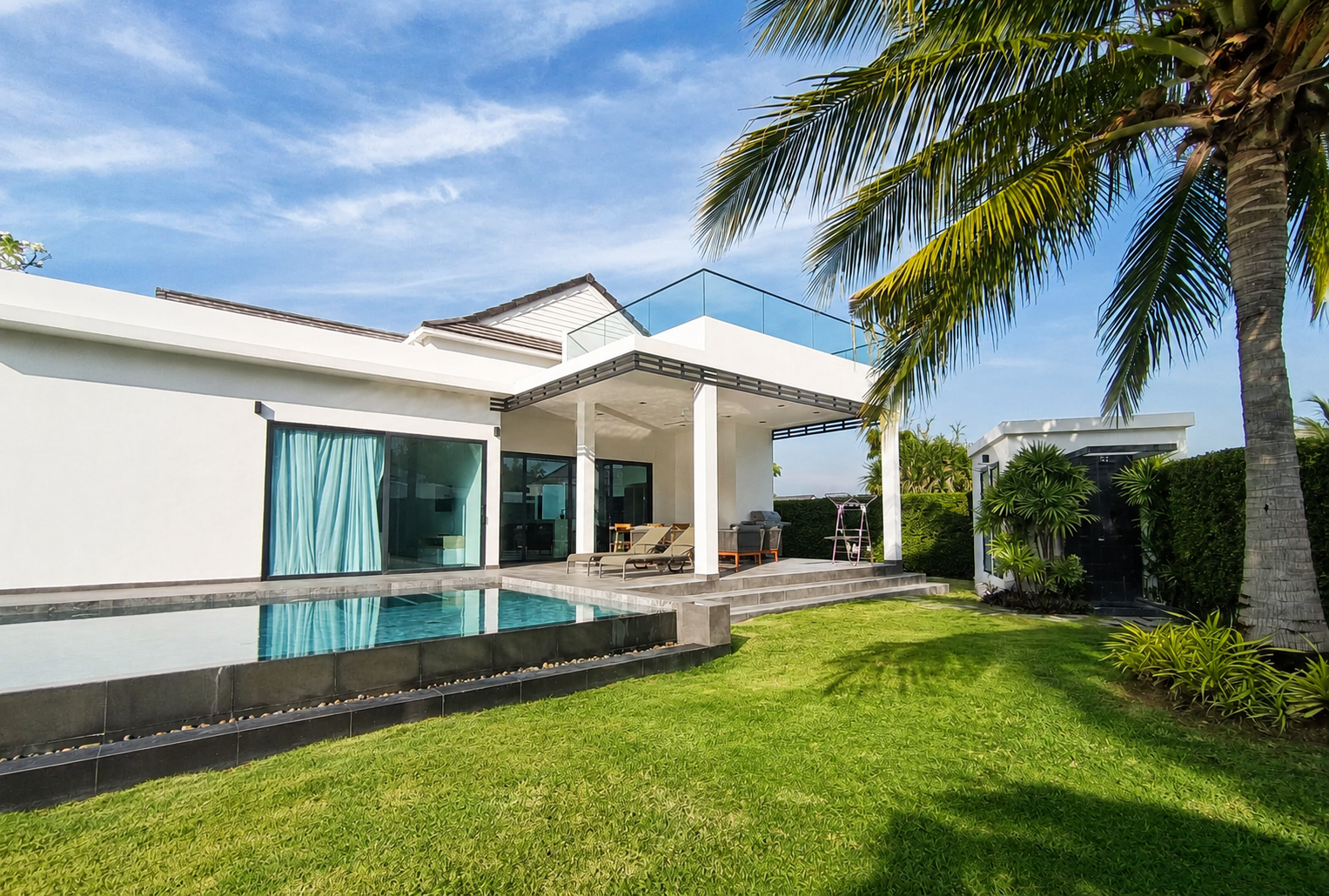 Villa privée relaxante de 4 chambres avec piscine à Sivana Hideaway Hua Hin