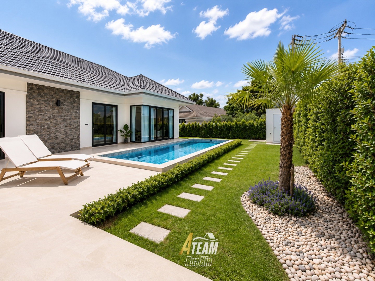 Villa avec piscine neuve de 3 chambres à vendre - Soi 112