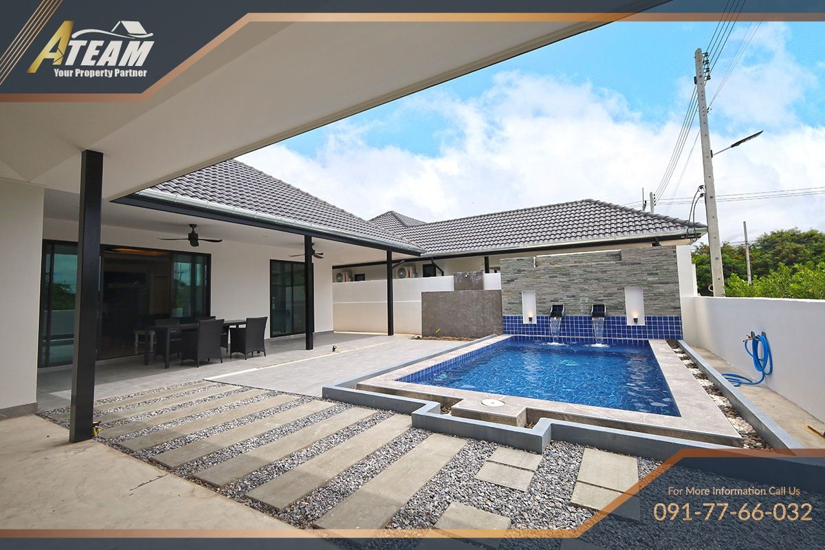 House for sale milpool villa 3bedrooms centre city soi102 huahin34