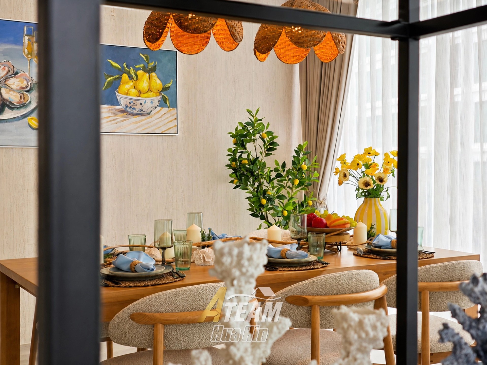 Appartement élégant avec vue sur la mer et remarquables piscines de style resort à Khao Takiab