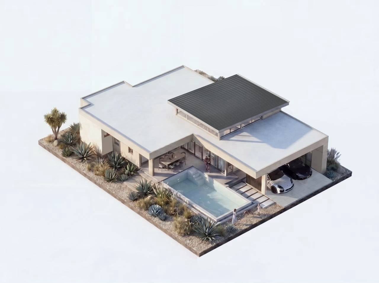 Nouvelles villas avec piscine sur plan dans le centre de Hua Hin – Soi 114 !