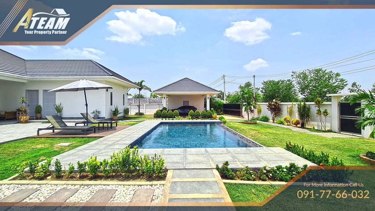 luxury 5 bedrooms on 2 rais resale development Hua Hin47