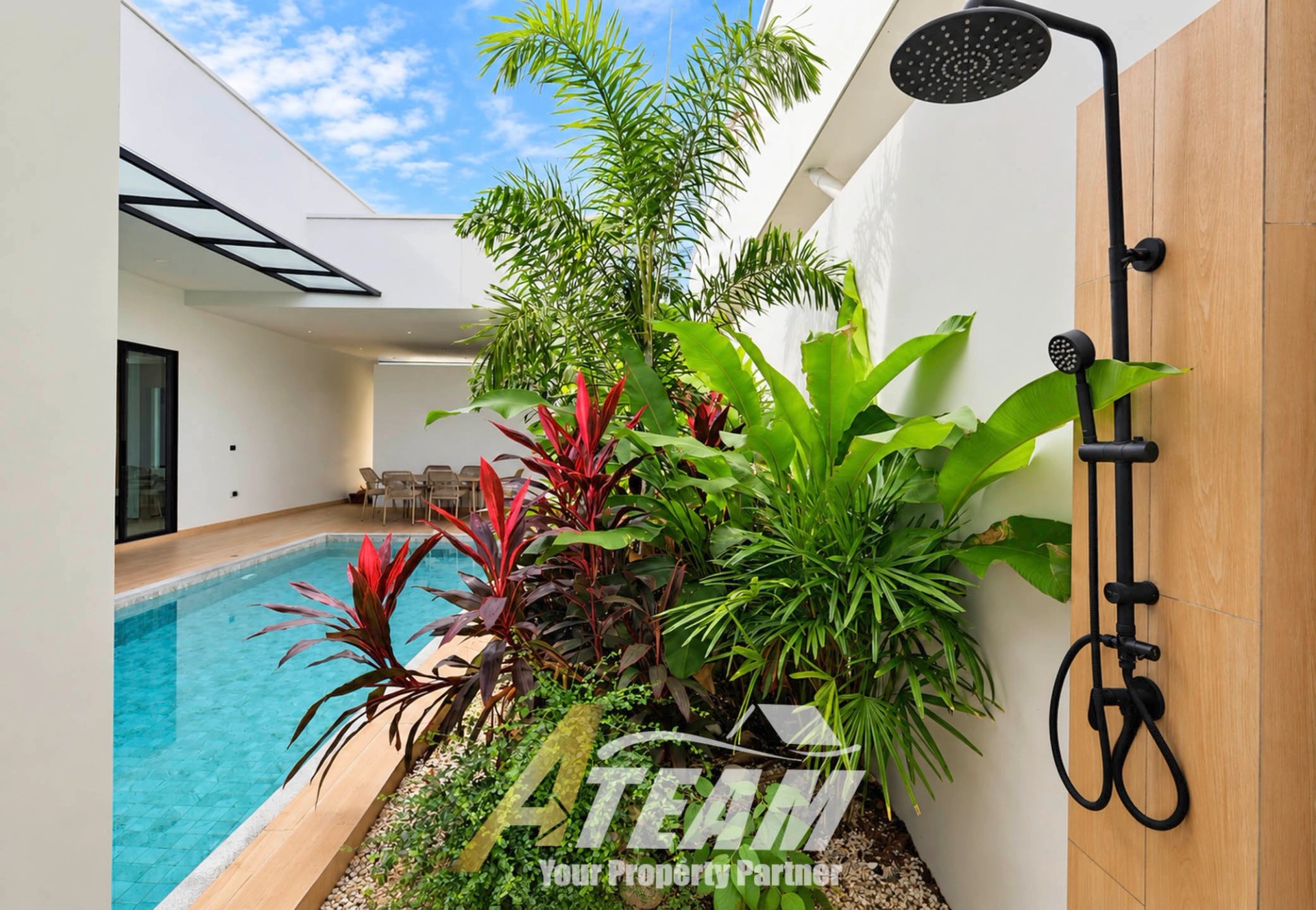 Property photo at Spacious 2-Bedroom Private Pool Villa with Separate Office for Rent at Asai Village, Hua Hin – From ฿40,000/Month  Copy