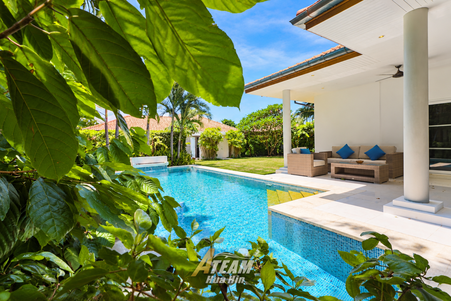 Villa de 3 chambres avec piscine privée à louer au Mali Prestige Hua Hin