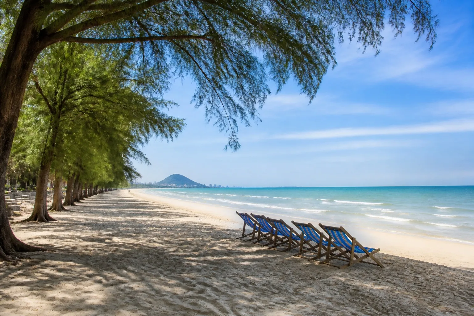 La plage de Cha-Am