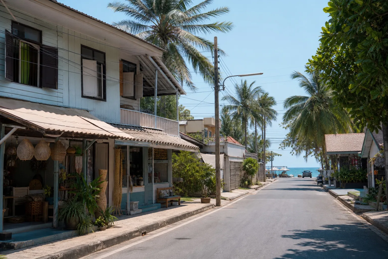 Rue du centre de Hua Hin