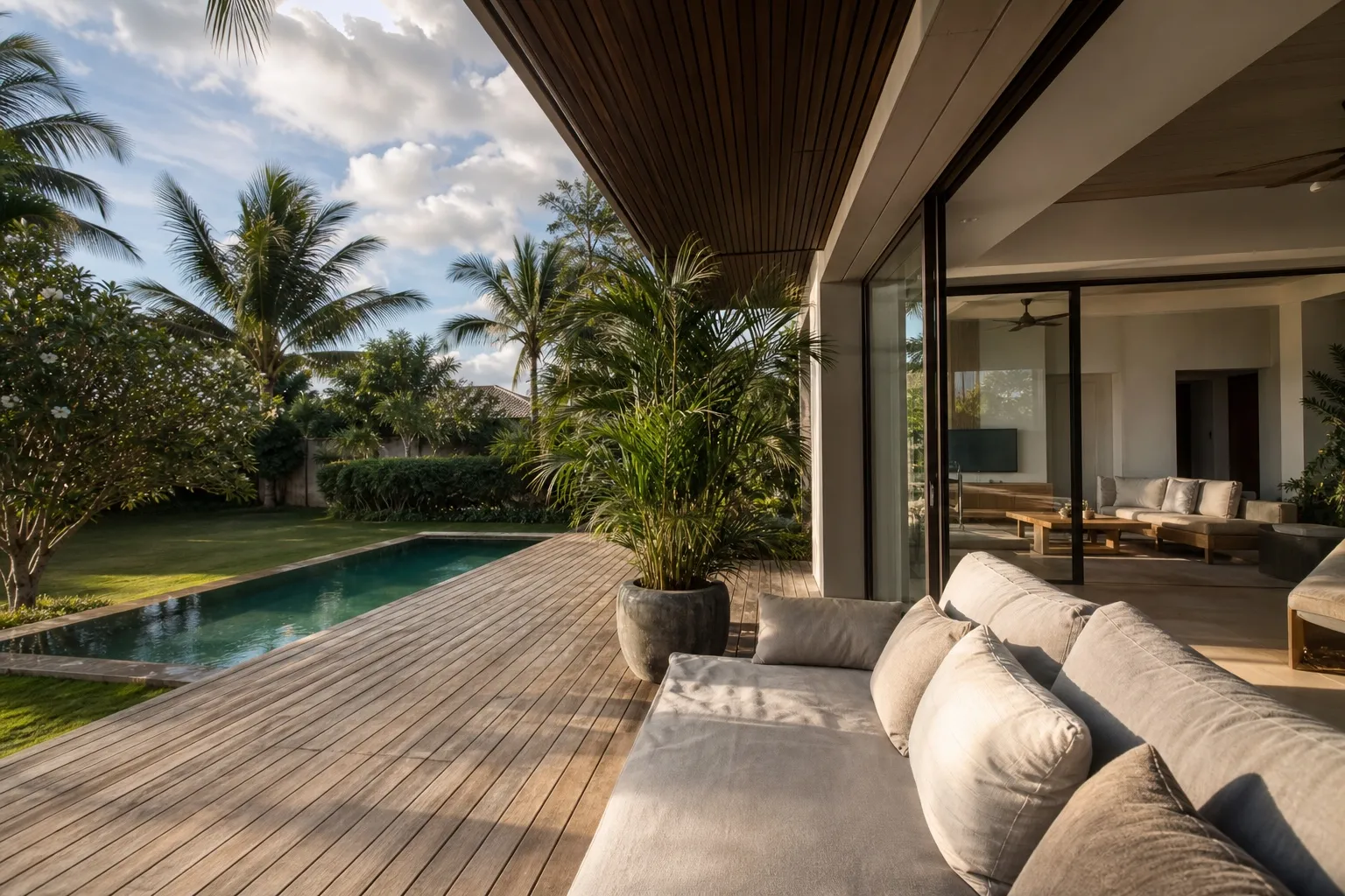 Terrasse d’une villa à Hua Hin